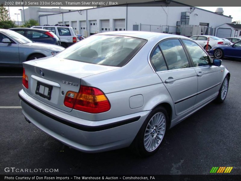 Titanium Silver Metallic / Black 2002 BMW 3 Series 330xi Sedan