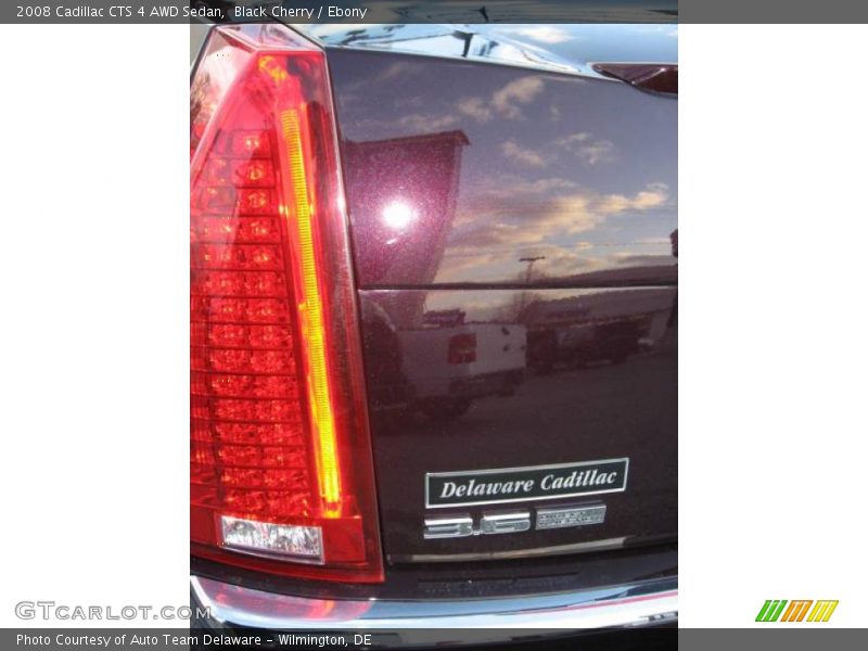 Black Cherry / Ebony 2008 Cadillac CTS 4 AWD Sedan