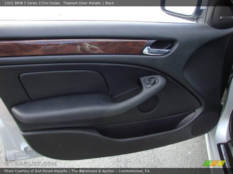 Titanium Silver Metallic / Black 2002 BMW 3 Series 330xi Sedan
