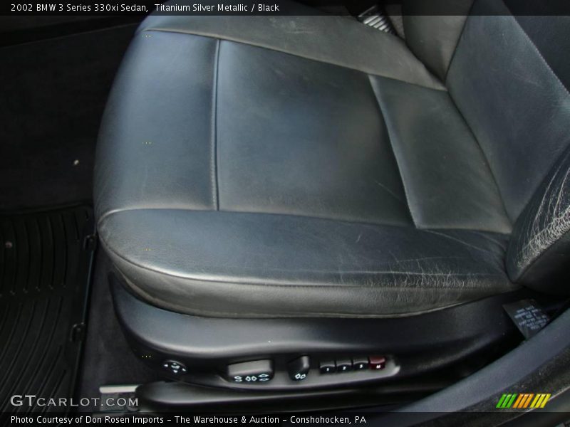 Titanium Silver Metallic / Black 2002 BMW 3 Series 330xi Sedan