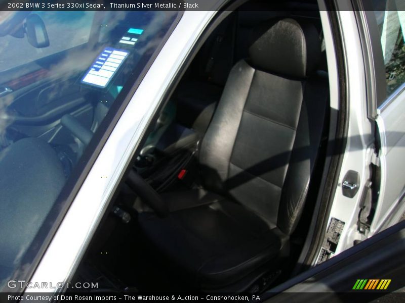 Titanium Silver Metallic / Black 2002 BMW 3 Series 330xi Sedan