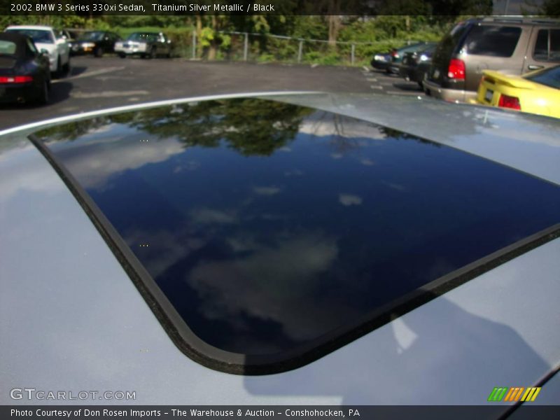 Titanium Silver Metallic / Black 2002 BMW 3 Series 330xi Sedan