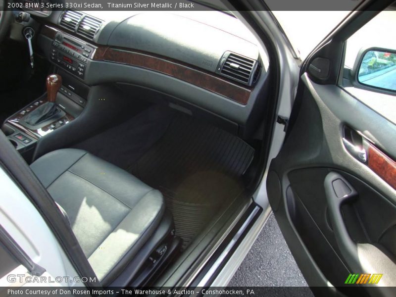 Titanium Silver Metallic / Black 2002 BMW 3 Series 330xi Sedan