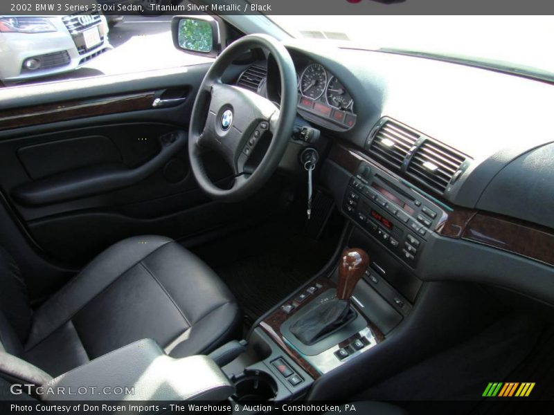 Titanium Silver Metallic / Black 2002 BMW 3 Series 330xi Sedan