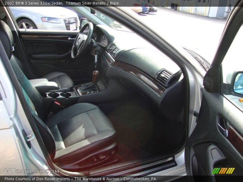 Titanium Silver Metallic / Black 2002 BMW 3 Series 330xi Sedan