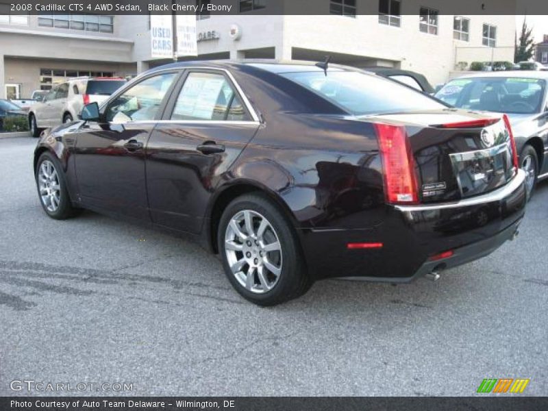 Black Cherry / Ebony 2008 Cadillac CTS 4 AWD Sedan