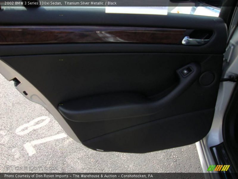 Titanium Silver Metallic / Black 2002 BMW 3 Series 330xi Sedan