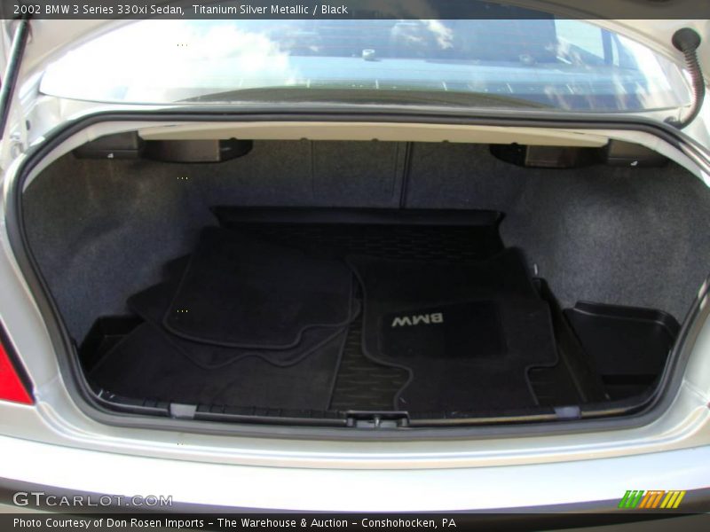 Titanium Silver Metallic / Black 2002 BMW 3 Series 330xi Sedan