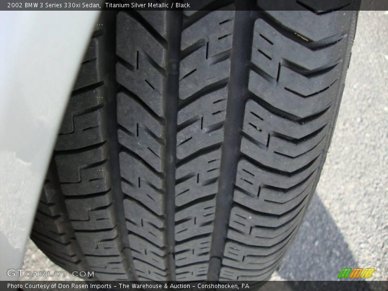 Titanium Silver Metallic / Black 2002 BMW 3 Series 330xi Sedan