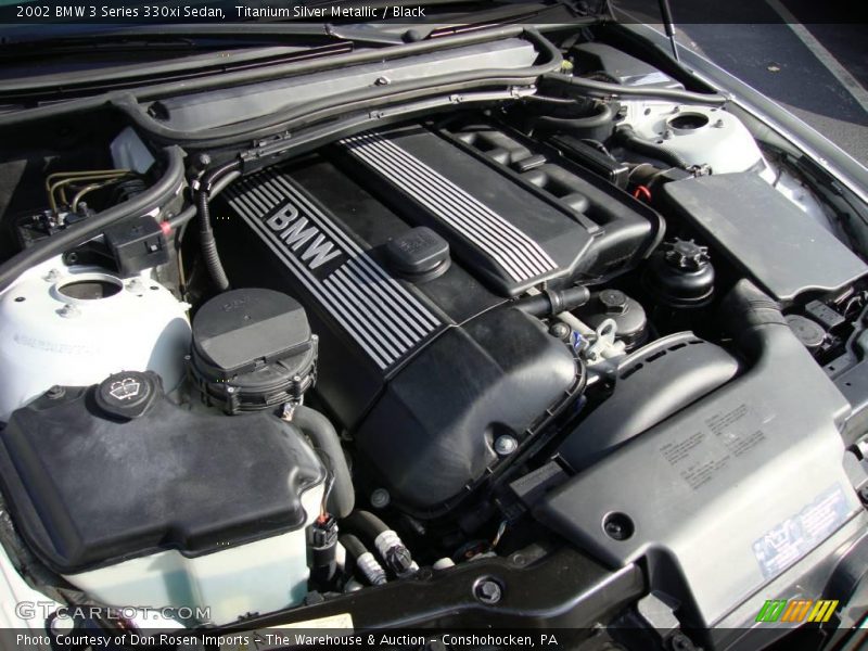 Titanium Silver Metallic / Black 2002 BMW 3 Series 330xi Sedan