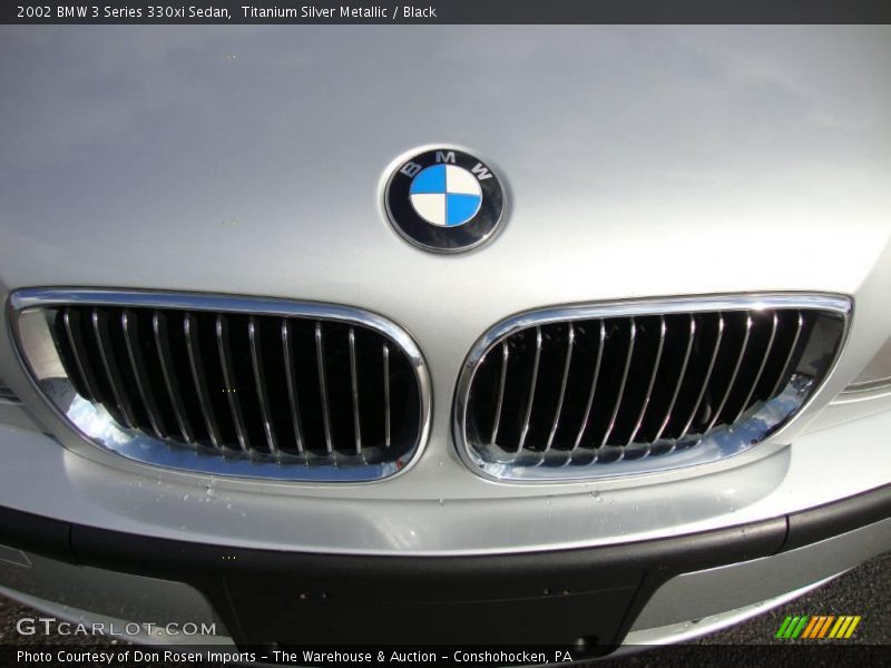 Titanium Silver Metallic / Black 2002 BMW 3 Series 330xi Sedan