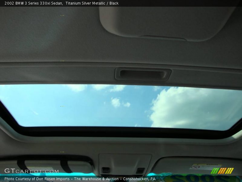 Titanium Silver Metallic / Black 2002 BMW 3 Series 330xi Sedan