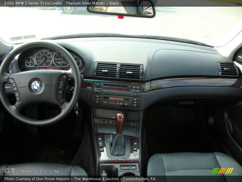 Titanium Silver Metallic / Black 2002 BMW 3 Series 330xi Sedan