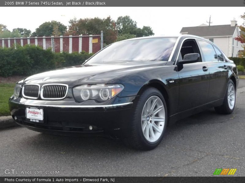 Jet Black / Black/Black 2005 BMW 7 Series 745Li Sedan