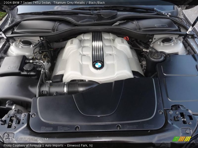 Titanium Grey Metallic / Black/Black 2004 BMW 7 Series 745Li Sedan