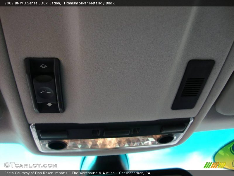 Titanium Silver Metallic / Black 2002 BMW 3 Series 330xi Sedan