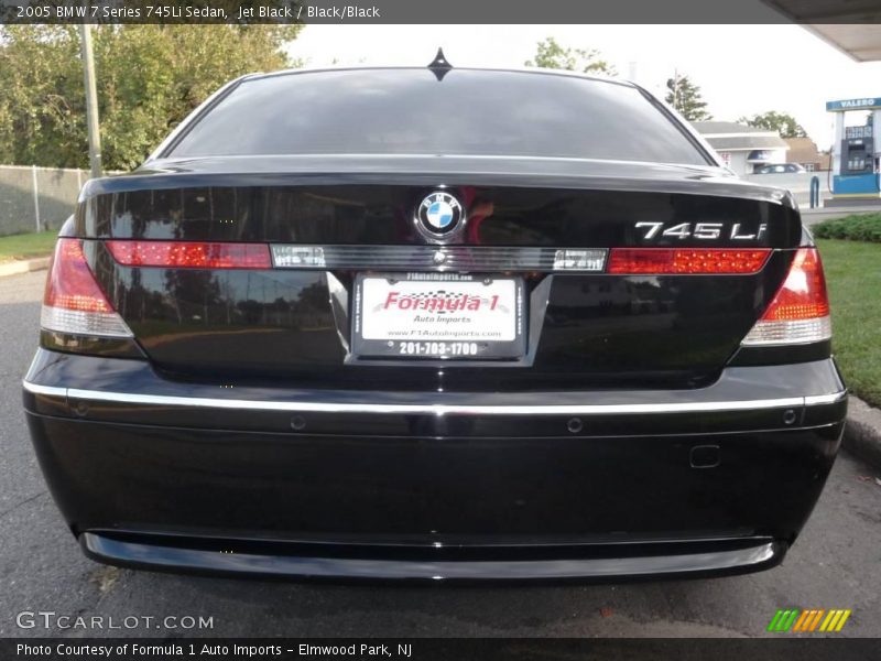 Jet Black / Black/Black 2005 BMW 7 Series 745Li Sedan