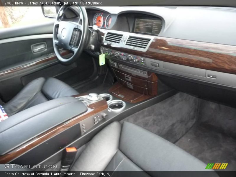 Jet Black / Black/Black 2005 BMW 7 Series 745Li Sedan