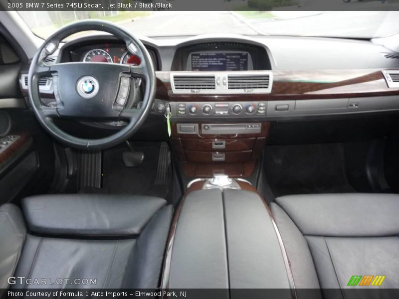 Jet Black / Black/Black 2005 BMW 7 Series 745Li Sedan