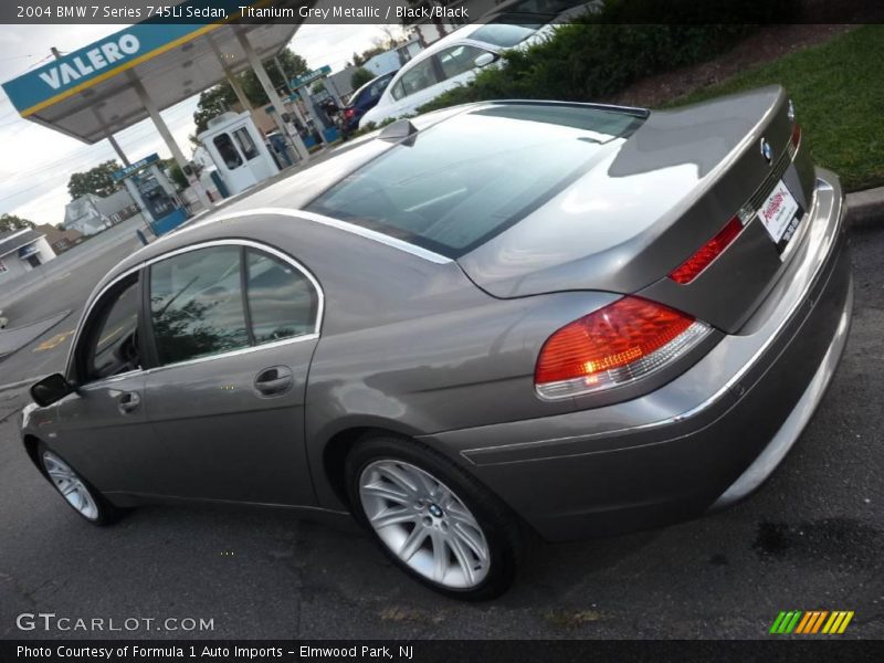 Titanium Grey Metallic / Black/Black 2004 BMW 7 Series 745Li Sedan