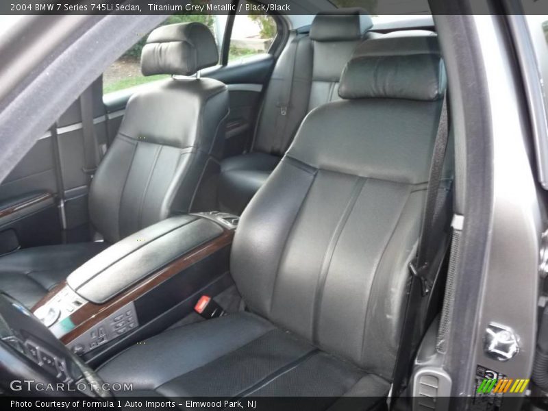 Titanium Grey Metallic / Black/Black 2004 BMW 7 Series 745Li Sedan