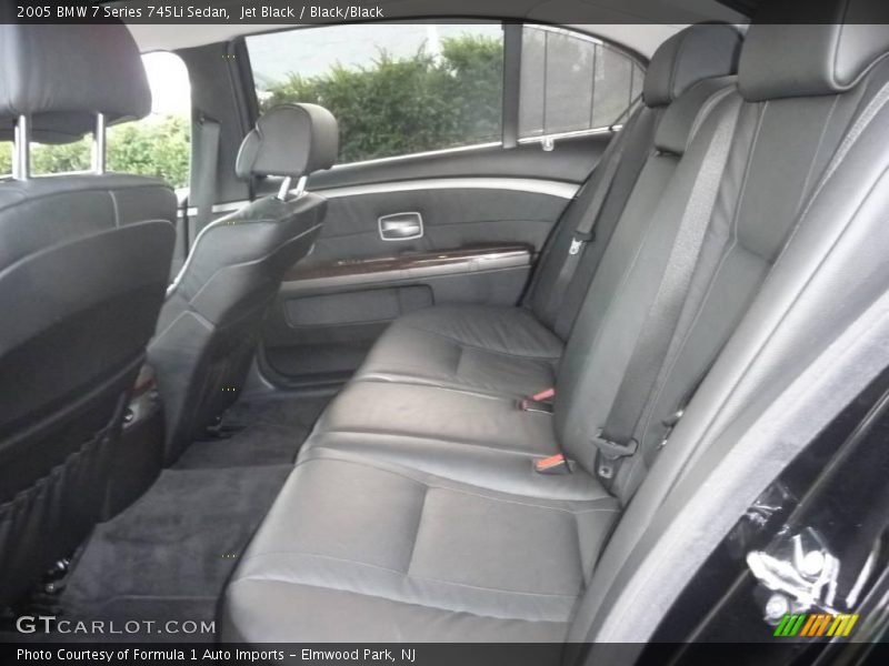 Jet Black / Black/Black 2005 BMW 7 Series 745Li Sedan