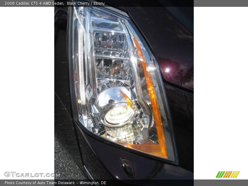 Black Cherry / Ebony 2008 Cadillac CTS 4 AWD Sedan