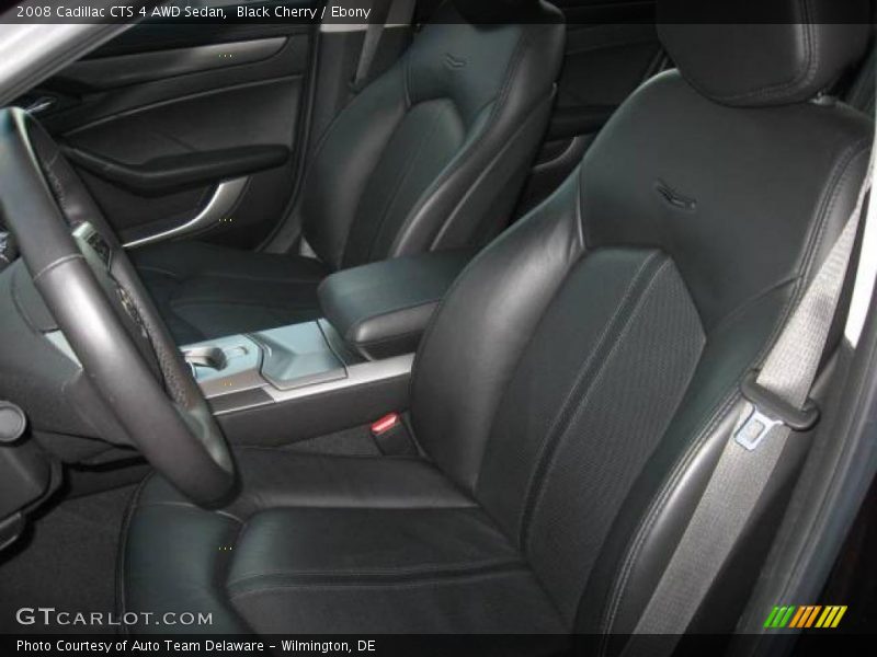 Black Cherry / Ebony 2008 Cadillac CTS 4 AWD Sedan