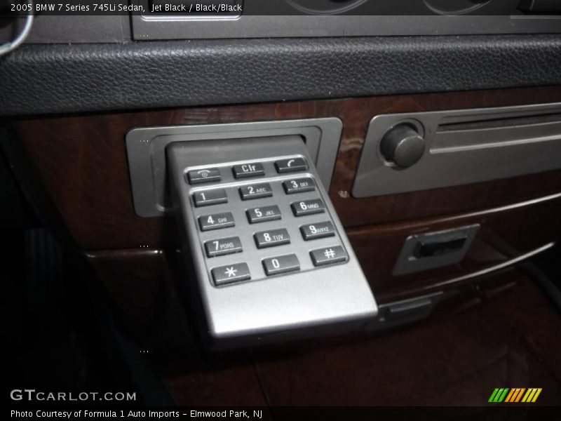 Jet Black / Black/Black 2005 BMW 7 Series 745Li Sedan