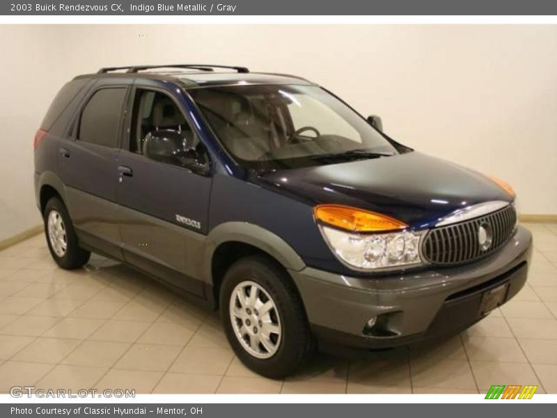 Indigo Blue Metallic / Gray 2003 Buick Rendezvous CX