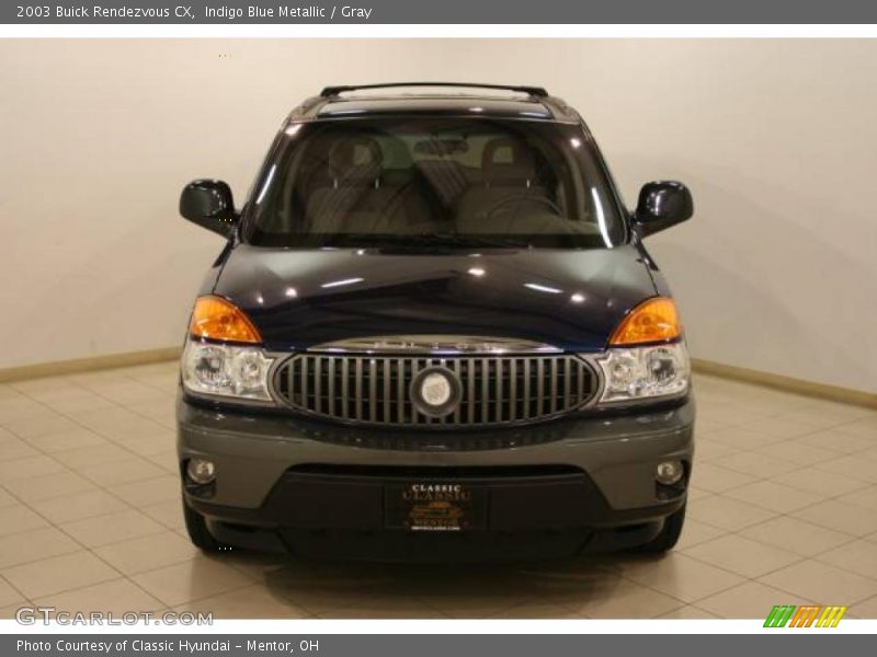 Indigo Blue Metallic / Gray 2003 Buick Rendezvous CX