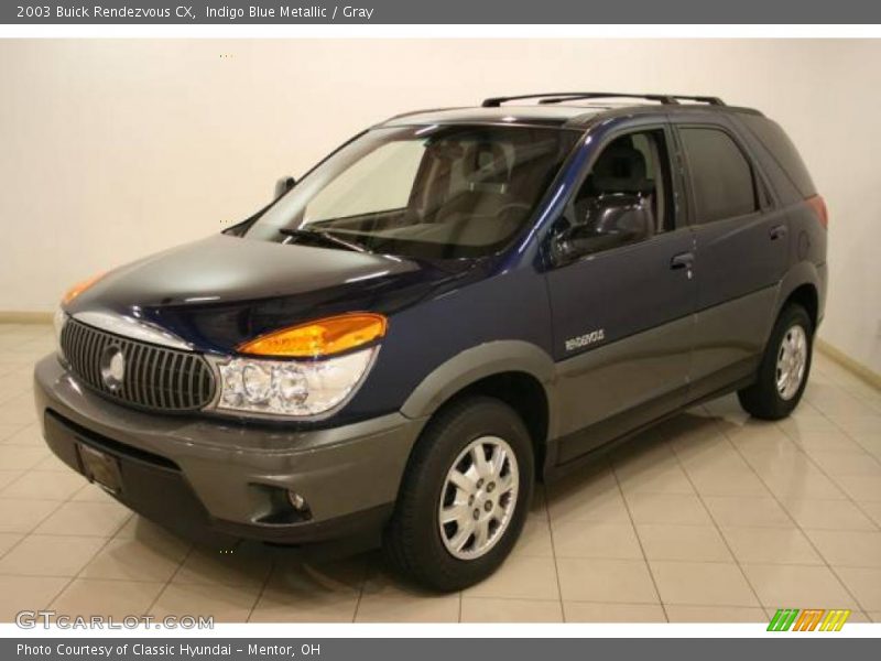 Indigo Blue Metallic / Gray 2003 Buick Rendezvous CX