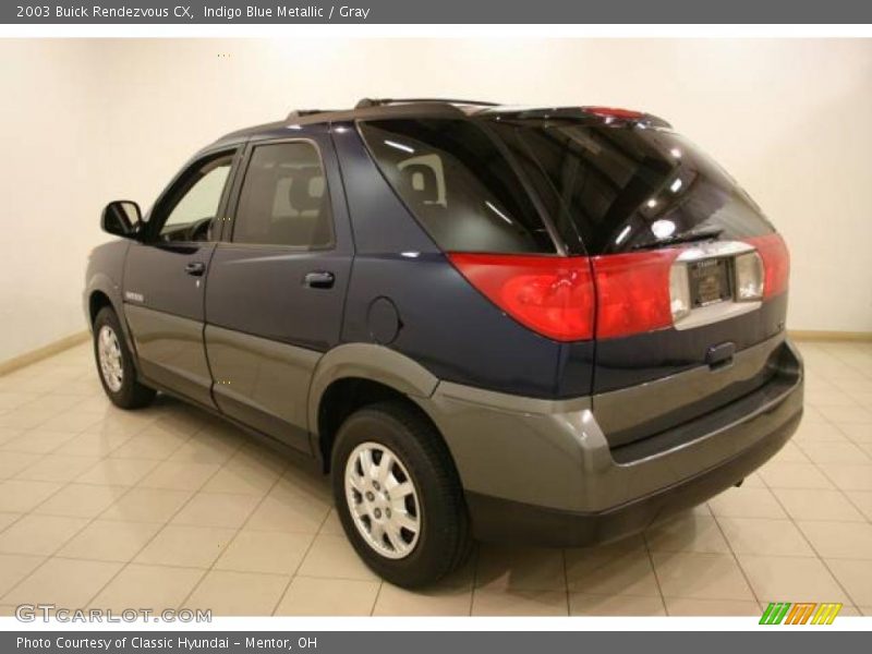 Indigo Blue Metallic / Gray 2003 Buick Rendezvous CX