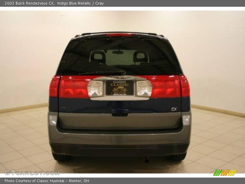Indigo Blue Metallic / Gray 2003 Buick Rendezvous CX
