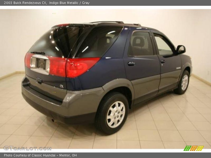 Indigo Blue Metallic / Gray 2003 Buick Rendezvous CX