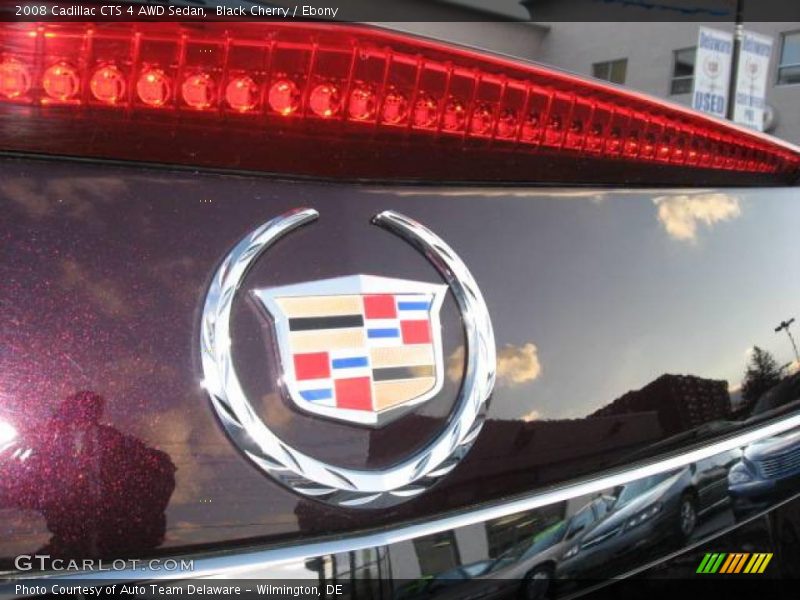 Black Cherry / Ebony 2008 Cadillac CTS 4 AWD Sedan