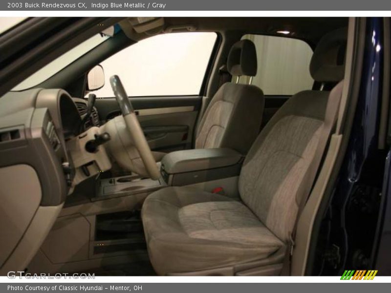 Indigo Blue Metallic / Gray 2003 Buick Rendezvous CX