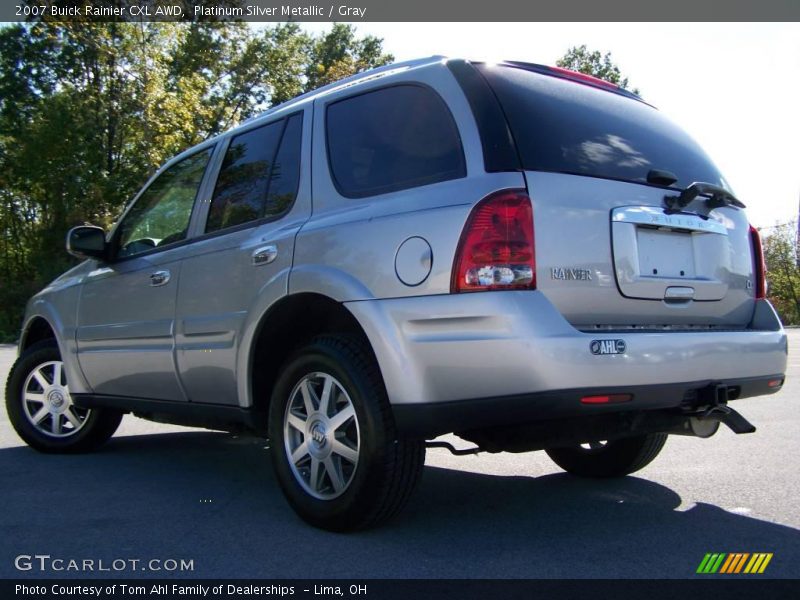 Platinum Silver Metallic / Gray 2007 Buick Rainier CXL AWD