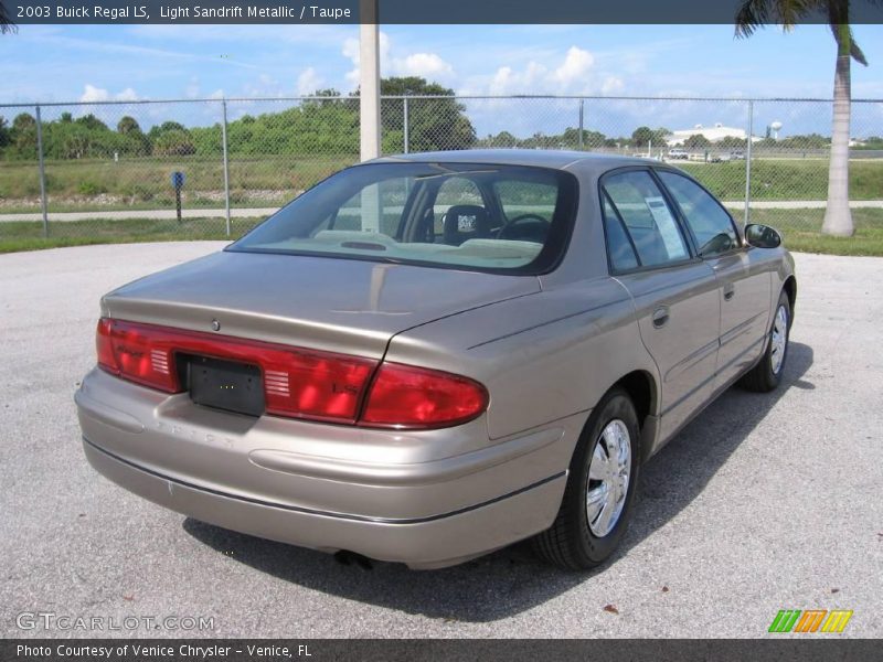 Light Sandrift Metallic / Taupe 2003 Buick Regal LS