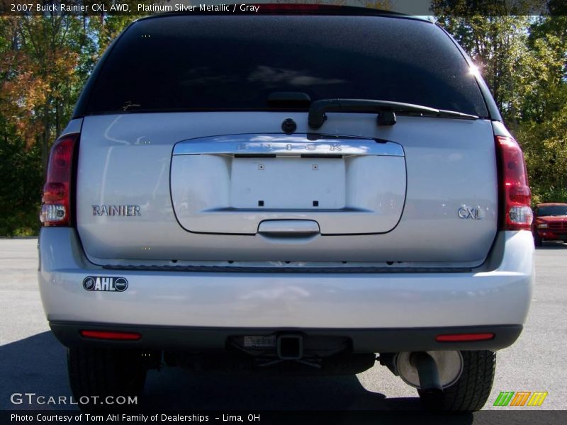 Platinum Silver Metallic / Gray 2007 Buick Rainier CXL AWD