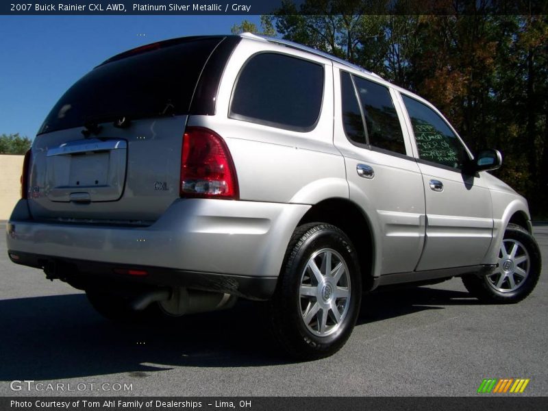 Platinum Silver Metallic / Gray 2007 Buick Rainier CXL AWD