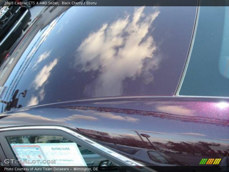 Black Cherry / Ebony 2008 Cadillac CTS 4 AWD Sedan