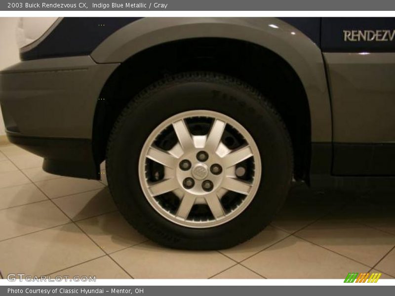 Indigo Blue Metallic / Gray 2003 Buick Rendezvous CX