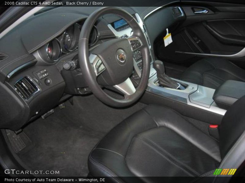 Black Cherry / Ebony 2008 Cadillac CTS 4 AWD Sedan