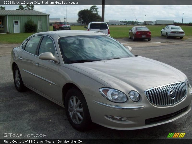 Platinum Metallic / Neutral 2008 Buick LaCrosse CXL
