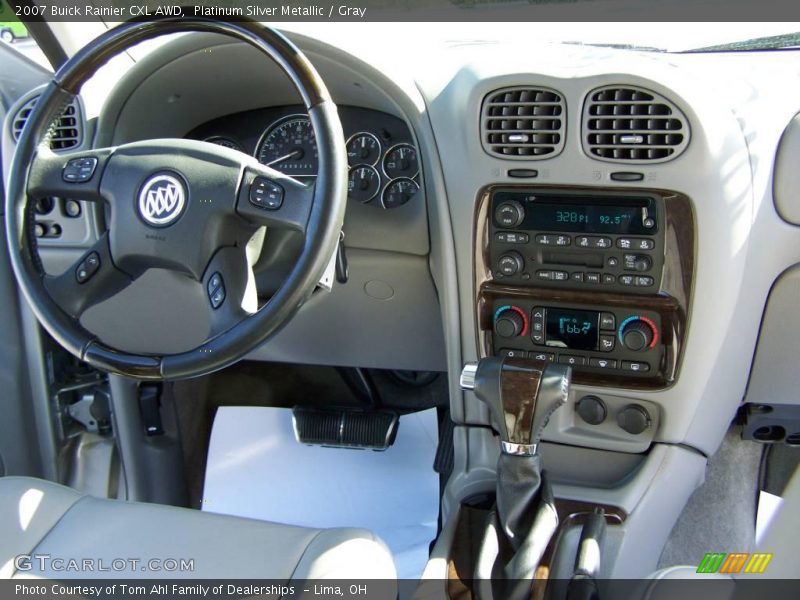 Platinum Silver Metallic / Gray 2007 Buick Rainier CXL AWD