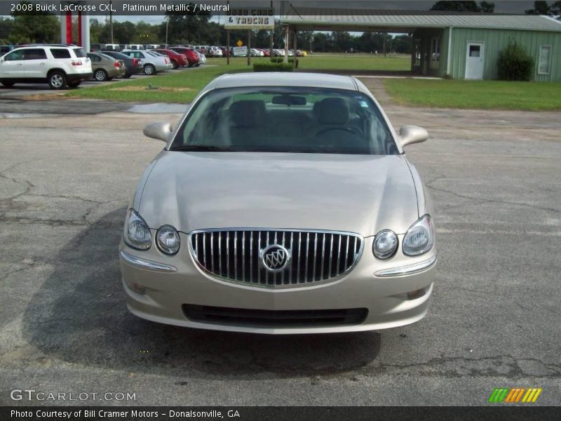 Platinum Metallic / Neutral 2008 Buick LaCrosse CXL