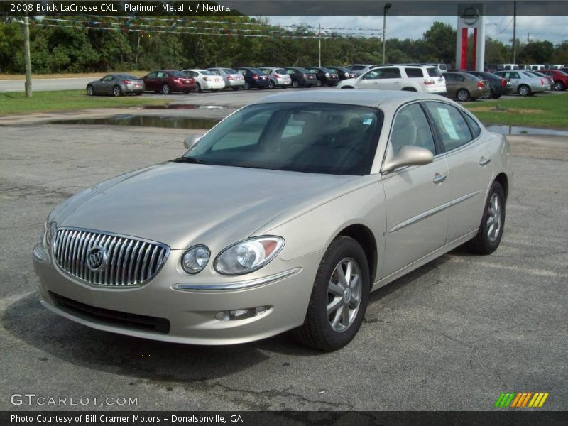 Platinum Metallic / Neutral 2008 Buick LaCrosse CXL