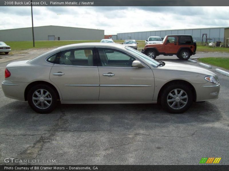 Platinum Metallic / Neutral 2008 Buick LaCrosse CXL