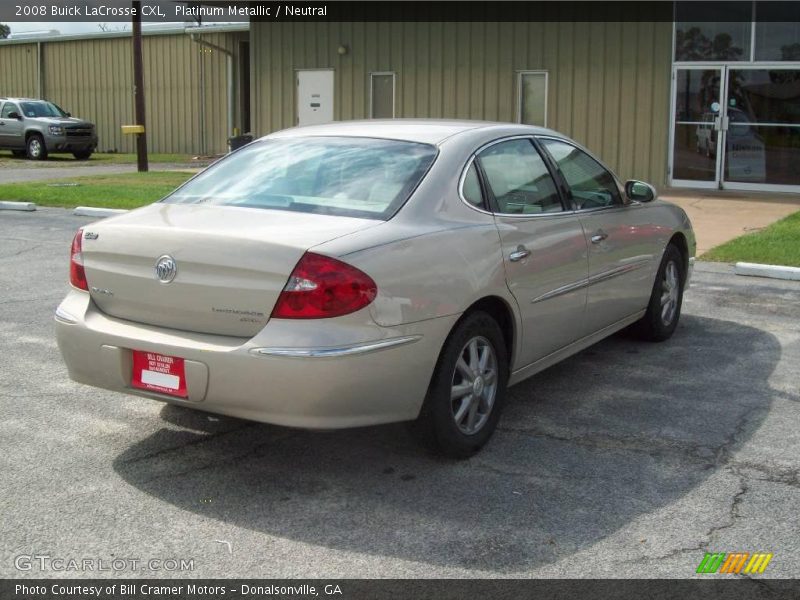 Platinum Metallic / Neutral 2008 Buick LaCrosse CXL